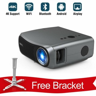 4k 10000:1 Android Projector 5G WiFi Proyector TV Home Theater Daytime Movie BT