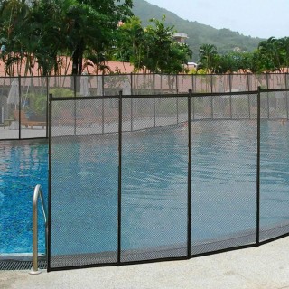 4' x 48' In-Ground Swimming Pool Safety Fence Section 4 Set 4' x 12'