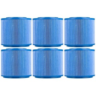 Clear Choice Pool Spa Filter 8.00 Dia x 6.75 in Cartridge Replacement for Master Spa Eco-Pure Baleen AK-70022, [6-Pack]