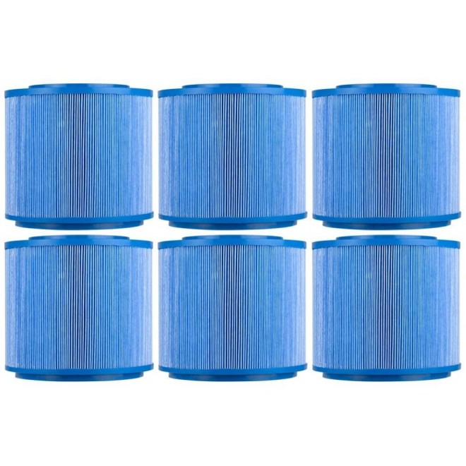 Clear Choice Pool Spa Filter 8.00 Dia x 6.75 in Cartridge Replacement for Master Spa Eco-Pure Baleen AK-70022, [6-Pack]
