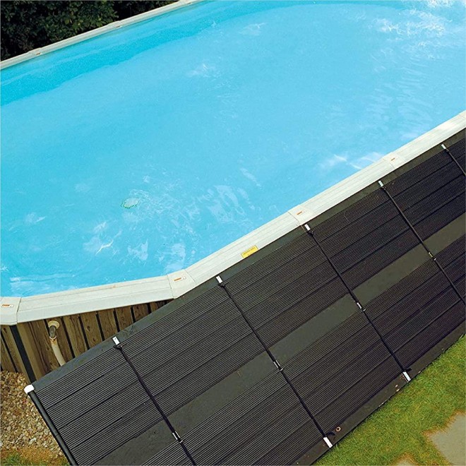 SunHeater Pool Heating System Two 2’ x 20’ Panels – Solar Heater for Inground and Aboveground Made of Durable Polypropylene, Raises Temperature, 6-10°F, S240U