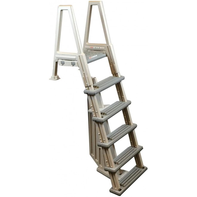 CONFER 6000X HEAVY DUTY INPOOL LADDER FOR DECKS FROM 42IN TO 56IN HIGH