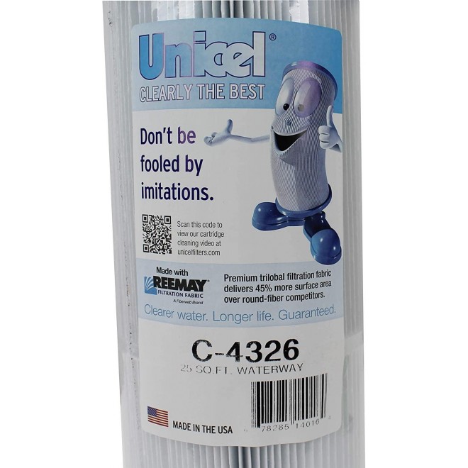 Unicel 6 C-4326 Rainbow Waterway Pool Spa Filter Replacement Cartridges C4326