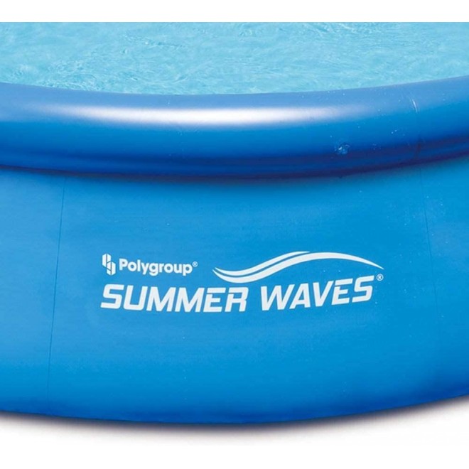 Summer Waves 12' Ft. Quick Set Inflatable Above Ground Pool with Filter Pump
