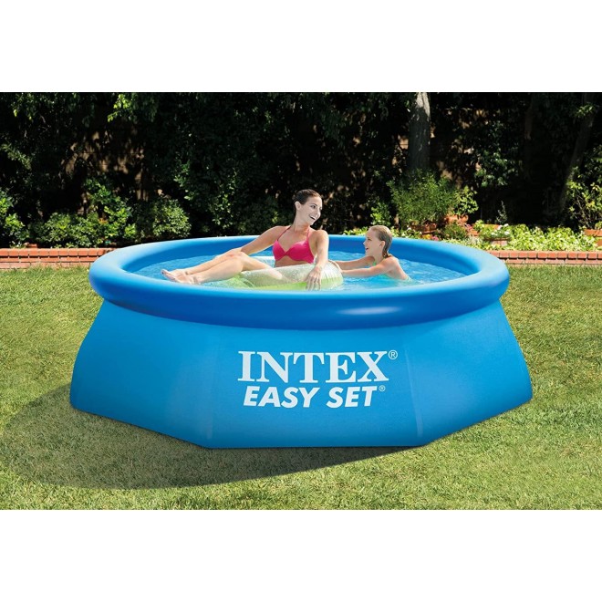 Genuine 28110E 8ft x 30in Easy Set Inflatable Above Round Summer Swimming Pool (2 Pack)