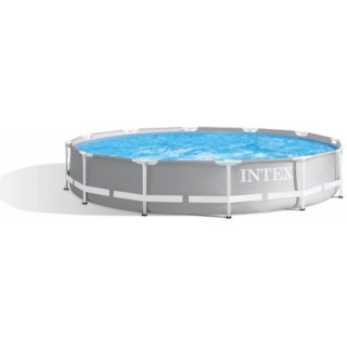 INTEX 26711EH 12ft x 30in Prism Frame Pool with Cartridge Filter Pump