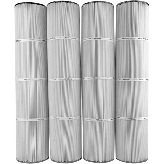 Excel Filters XLS-777 4 Pack Replacement Filter for Hayward Super Star C5000. Also Replaces Unicel C-7495, Filbur FC-1296, Pleatco PA-126