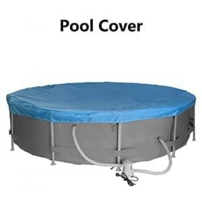 EDOSTORY Above Ground Swimming Pool 12ft x 30in with Filter Pump for Kids, Adults, Outdoor, Backyard