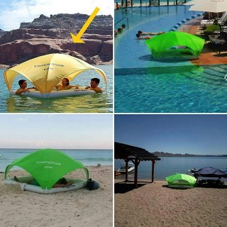 AquaCabana, World's Only All Day/All Way Shade Floating Cabana for Pools, Beaches, Lakes and Rivers