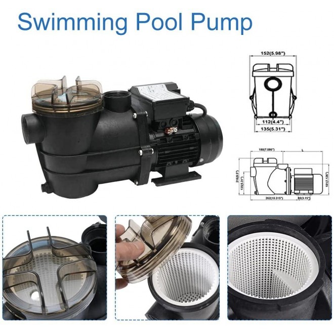 iMeshbean Pool Sand Filter and Pump 10