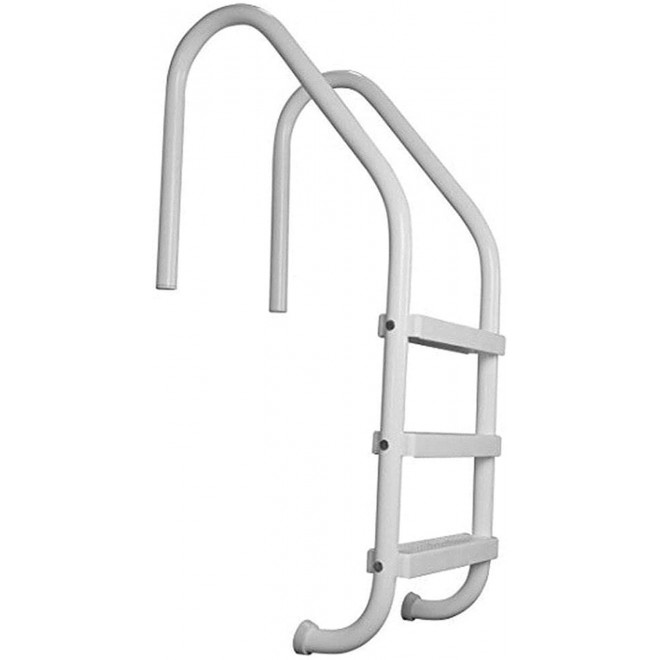 SAFTRON RTD-448-W 4 Bend Durable Swimming Pool Mounted Polymer Handrail, White