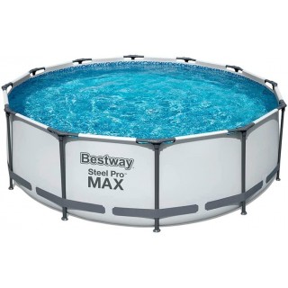 Bestway 56419 Steel Pro MAX Above Ground Swimming Pool, with Filter Pump 12' x 39.5