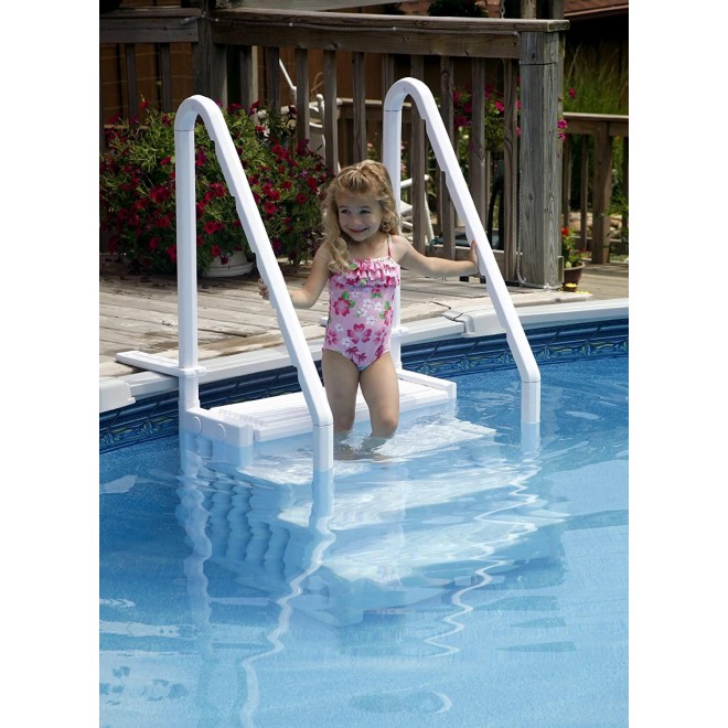 Above Ground Swimming Pool Step to Deck