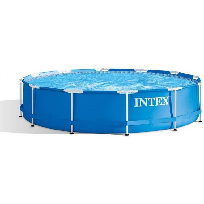 Intex 12 Foot x 30 Inch Above Ground Swimming Pool (Pump Not Included) (2 Pack)