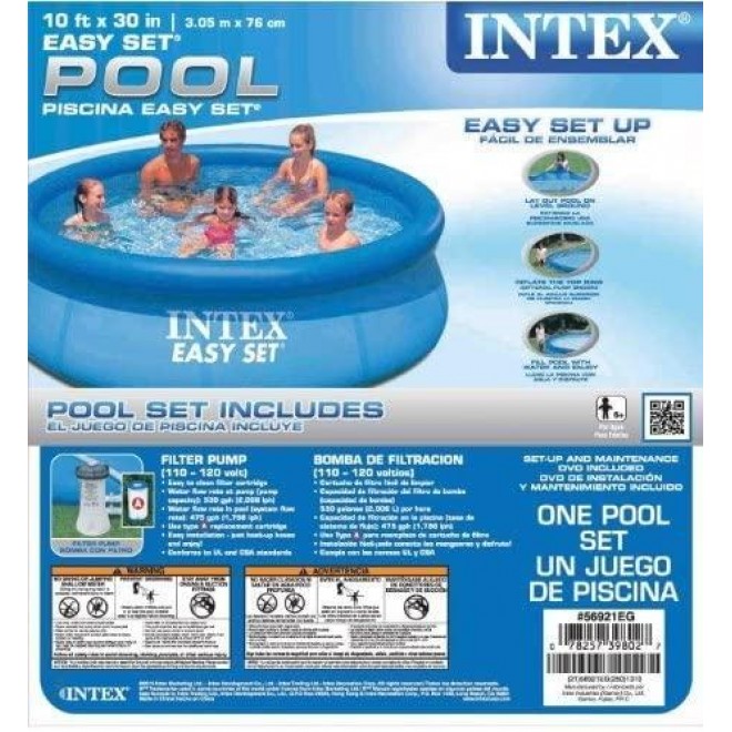 Intex 10-Feet x 30-Inch Easy Set Pool