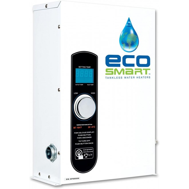 EcoSmart SMART POOL 18 Electric Tankless Pool Heater, 18kW, 240 Volt, 75 Amps with Self Modulating Technology