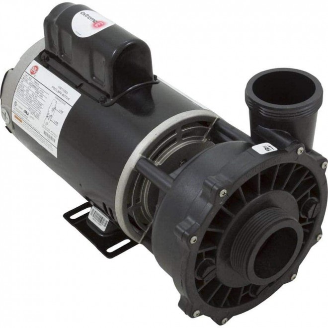 Waterway Executive 56-Frame 4HP Single-Speed Spa Pump, 2in. Intake, 2in. Discharge, 230V 3711621-1D