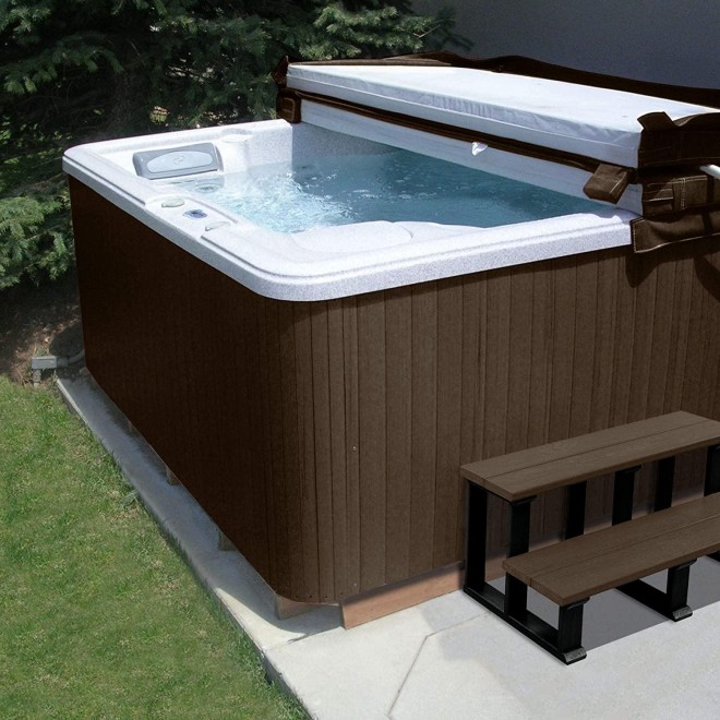 Highwood SPAKIT-FL-ACE Hot Tub Cabinet Spa Replacement Kit, Weathered Acorn
