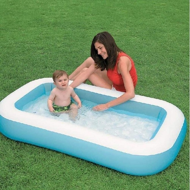 BUYT Inflatable Pools for Kids Children's Swimming Pool Family Lounge Pool Independent Layered Airbag Height Adjustable