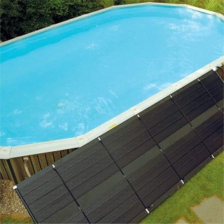 SunHeater Solar Heater, Includes Two 2’ x 20’ Panels (80 sq. ft.), 10-Year Warranty – Heating System for Aboveground Swimming Pools – Raises Water Temperature up to 15°F – S2220AG