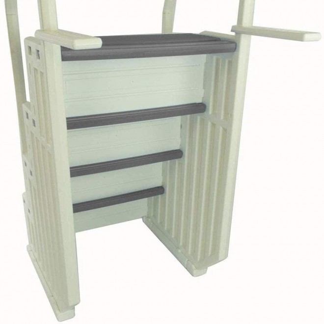Confer Plastics Access Pool Step 1 (White with Grey Steps)