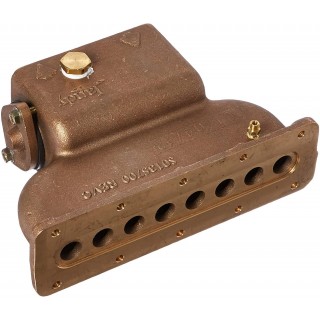 Zodiac R0476605 2-Inch Bronze Inlet Outlet Header Assembly Replacement for Select Zodiac Jandy Legacy 400 Pool and Spa Heater
