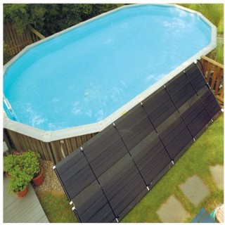 SunHeater Solar Heater, Includes One 2’ x 20’ Panel (40 sq. ft.), 10-Year Warranty – Heating System for Aboveground/Inground Swimming Pools – Raises Water Temperature up to 15°F – S1220U
