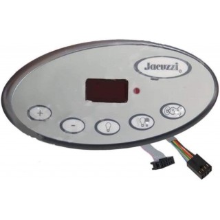 Hot Tub Topside Control Panel, J-300, LED 5 Button, Compatible with Jacuzzi Spa P1 LT 2008+ 2600-331