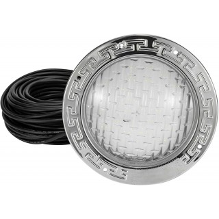 HQUA PN01 120V AC LED Inground Pool Light, 10 Inch 35W 3000lm (300W Incandescent Equivalent), with 100 Feet Cord, Transformer Included, 6500k Cool White, UL Listed, Fit for 10