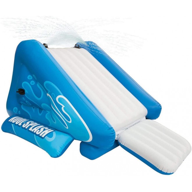 Intex Inflatable Swimming Pool Water Slide, Blue (2 Pack) & Intex Repair Kit