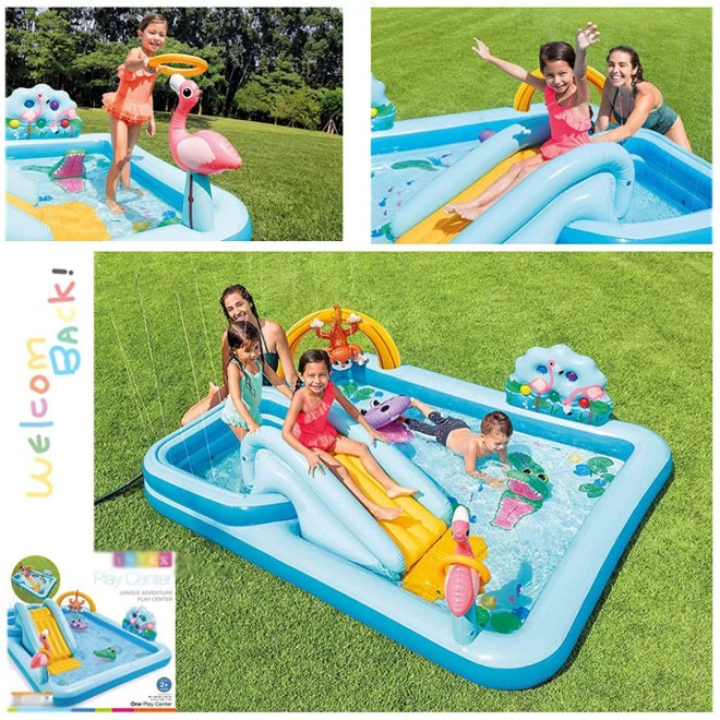 ZHENGRUI Family Swimming Inflatable Pool Full Sized Pool Outdoor Swimming Pool Kids Adult Age 3+ Outdoor Garden Party Kid Adults Outdoor Garden Backyard