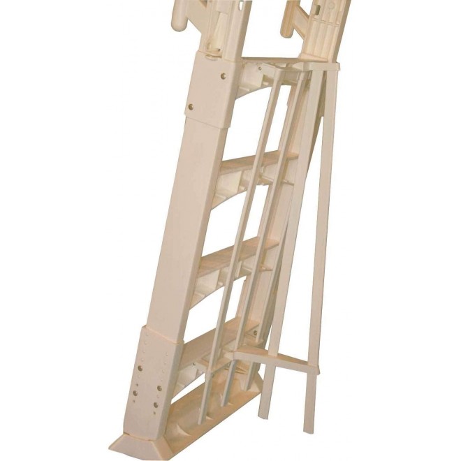Vinyl Works A Frame Ladder with Barrier for Swimming Pools 48 to 56
