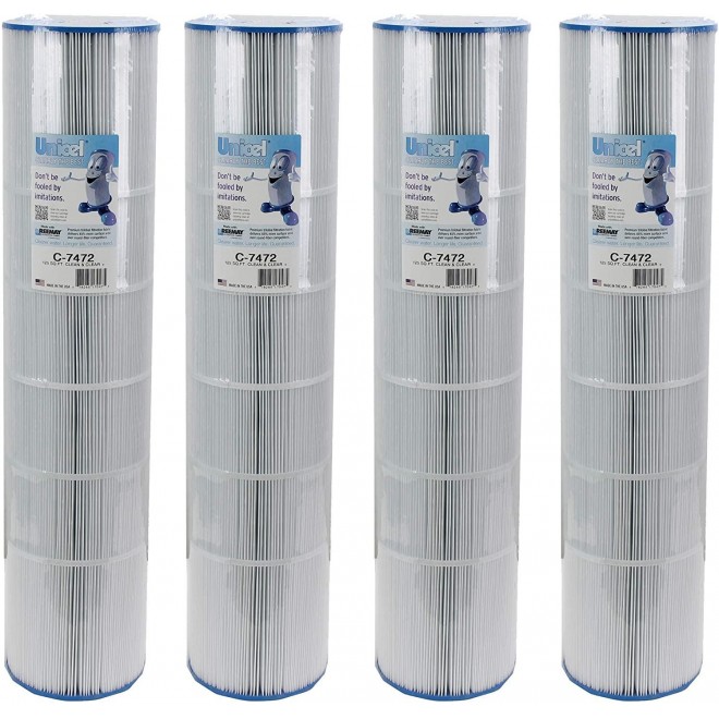 Unicel C-7472 Pac Fab/Waterway 125 Sq. Ft. Swimming Pool Replacement Filter Cartridge (4 Pack)