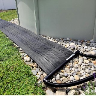 SunHeater S120U Universal Solar Pool Heater 2 by 20-Feet, Black