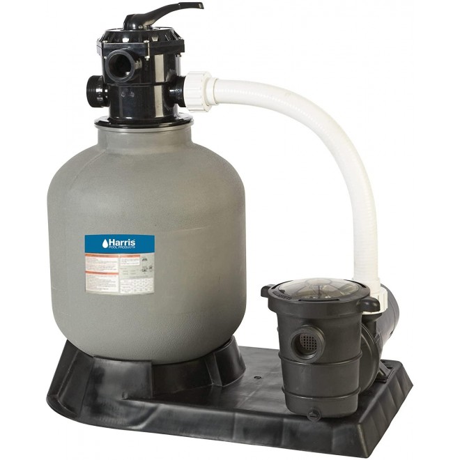 Harris Pool Products H1572230 Vortex 24 inch Above Ground Sand Filter System with 1.5 HP Pump