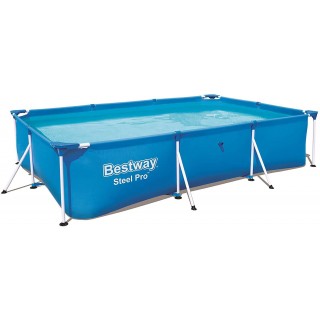 Bestway Steel Pro Family Swimming Pool Above Ground Portable Swimming Pool for Kids and Adult(9 .10 ft x 6.7 ft x 2,.16 ft)
