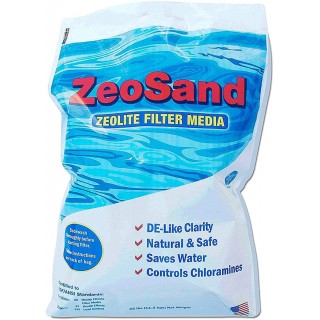 Zeo, Inc ZeoSand-50 ZeoSand Swimming Pool Sand Replacement, Alternative Filter Media, 50 P, White, Pack of Four