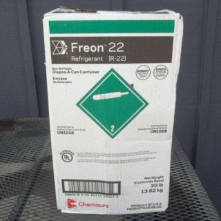 R-22 Refrigerant 30lbs. New In Box / Sealed R22 30 Lb