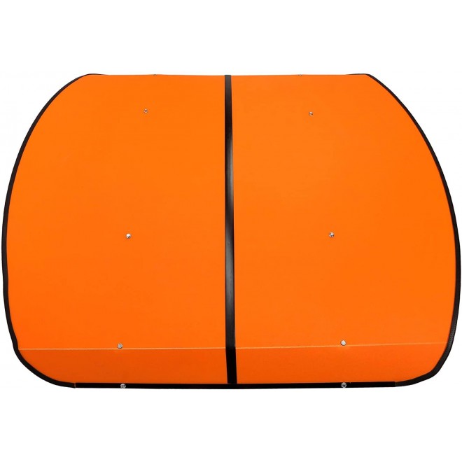 ECOTRIC Tractor Canopy Orange Compatible with All ROPS 48