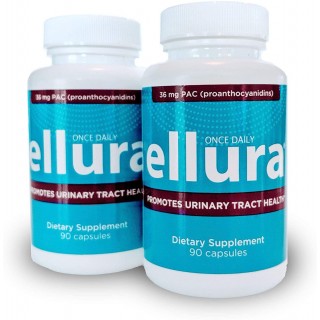 ellura 36 mg PAC (180 caps) – Highly Effective Urinary Tract Supplement