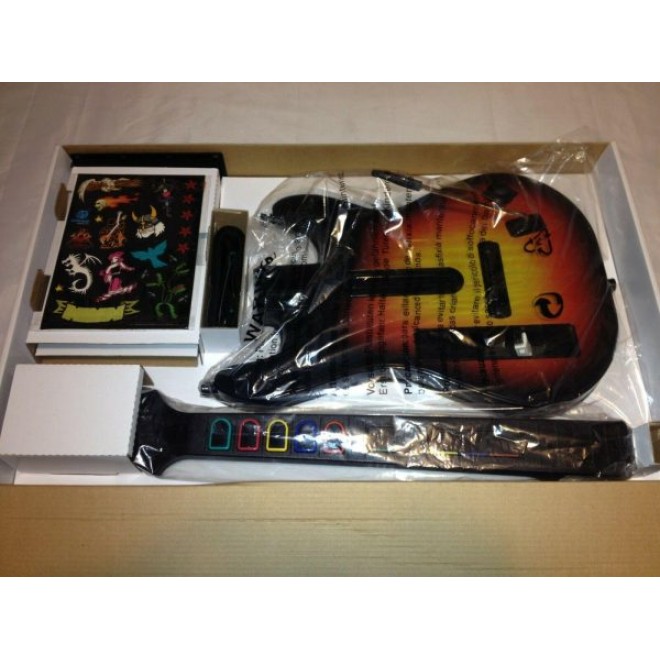 NINTENDO WII Guitar Hero World Tour Complete Band Game Bundle CIB Video Game Wii