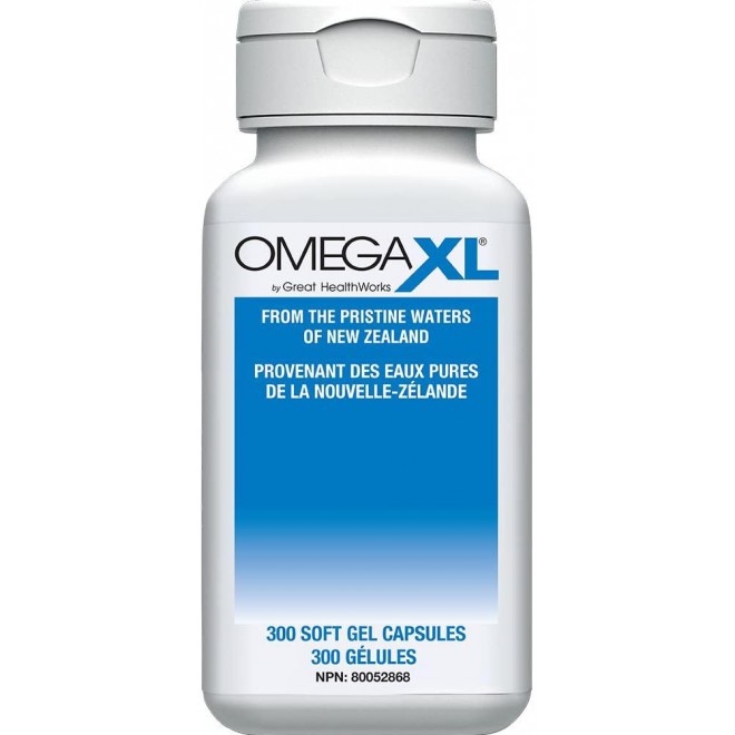 Omega XL 300 Capsules - Green Lipped Mussel New Zealand, Omega 3 Natural Joint Pain Relief & Inflammation Supplement