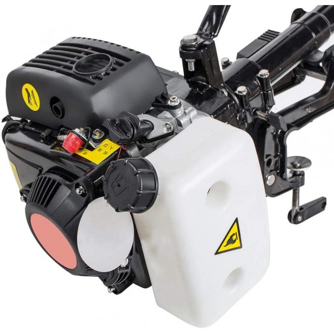funchic 4 Stroke 3.6 HP Outboard Motor 55CC Boat Engine with Air Cooling System for Inflatable Boats, Fishing Boats, Sailboats, and Small Yachts