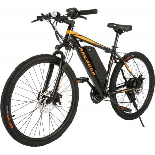 ANCHEER Electric Bike Electric Mountain Bike 350W Ebike 26'' Electric Bicycle, 20MPH Adults Ebike with Removable 7.8/10.4Ah Battery, Professional 21 Speed Gears